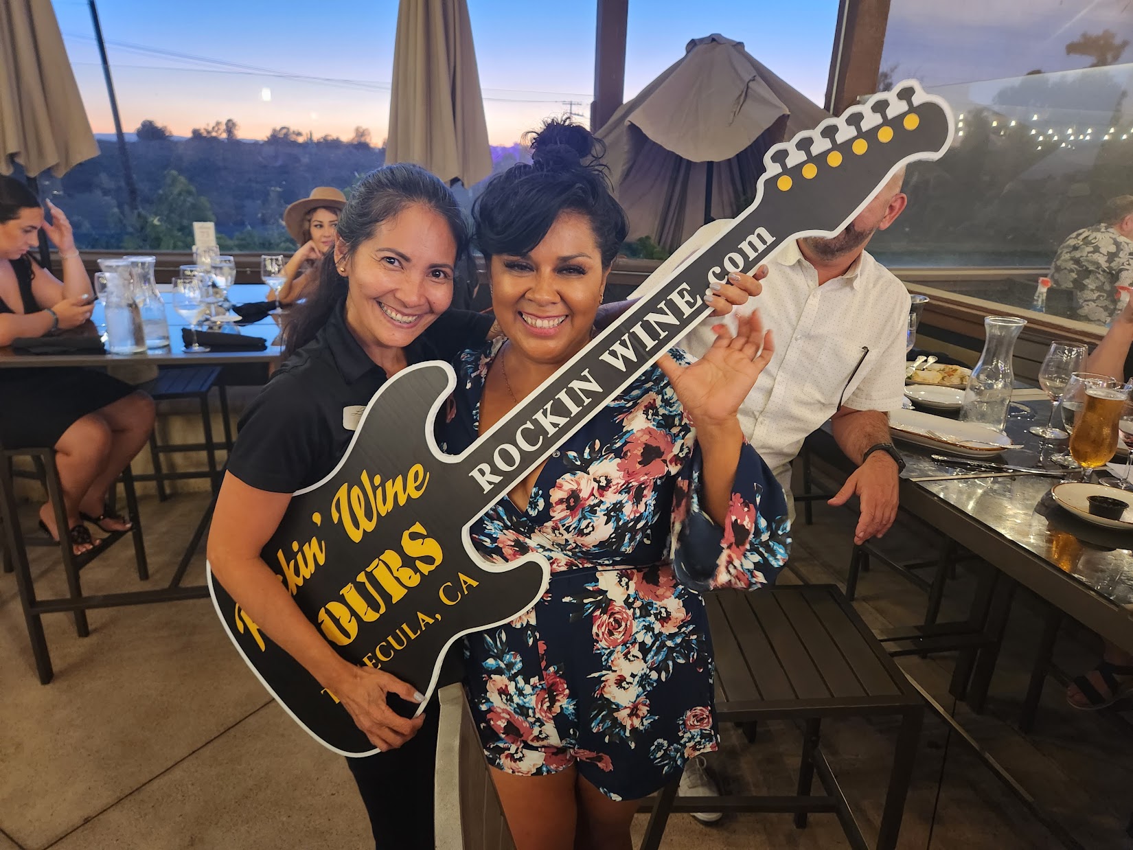 Rockin Wine Guitar at Lorimar Winery in Temecula