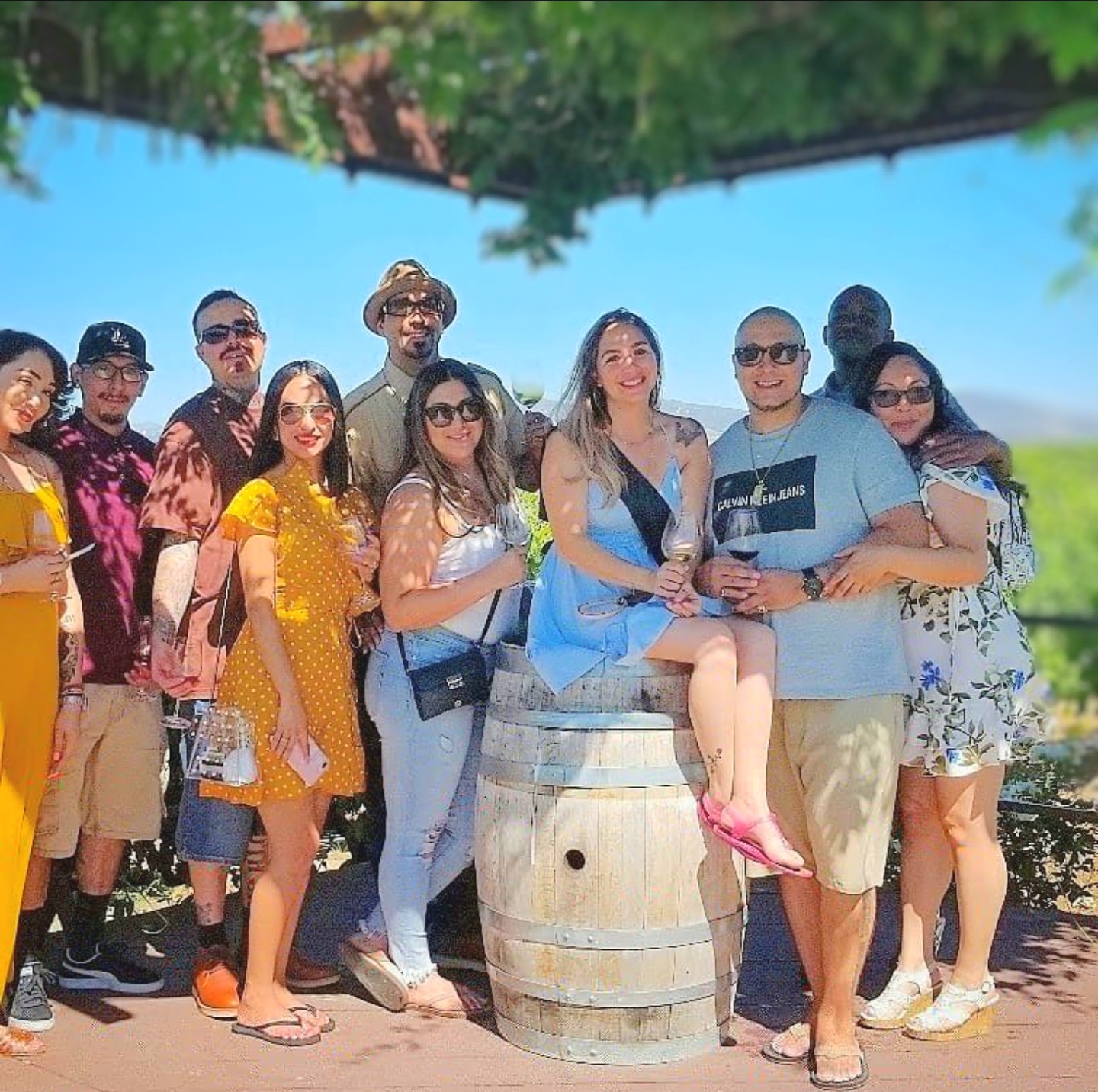 A Temecula Birthday wine tour stop at Lorimar Winery
